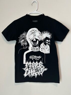 Ed Hardy x Ken Carson More Chaos Small Black T-shirt